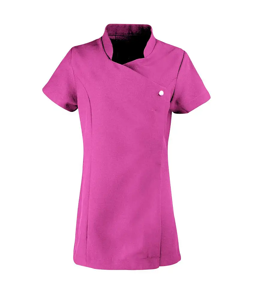Ladies/womens *blossom* Tunic / Health Beauty & Spa / Workwear Hot Pink Premier