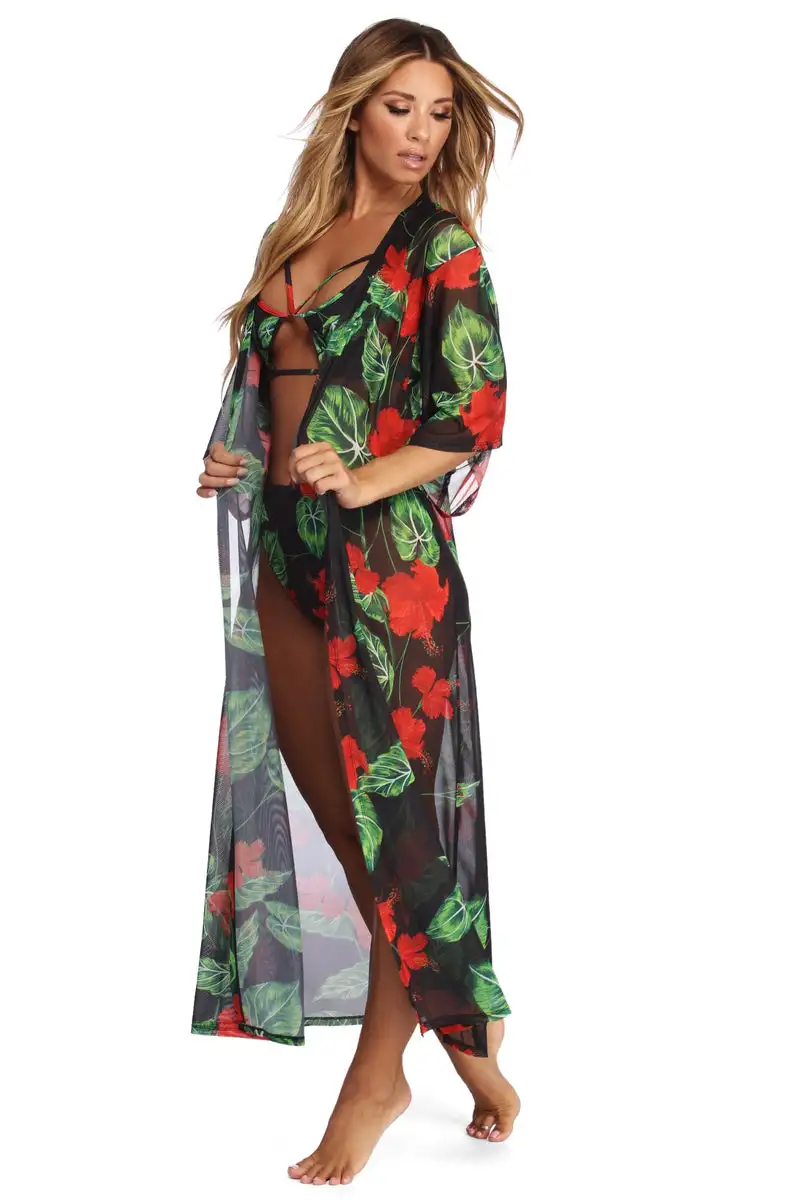 Tropical Adventure Cover Up