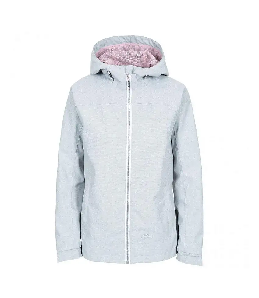 Womens/ladies Virtual Waterproof Jacket Grey Marl Trespass