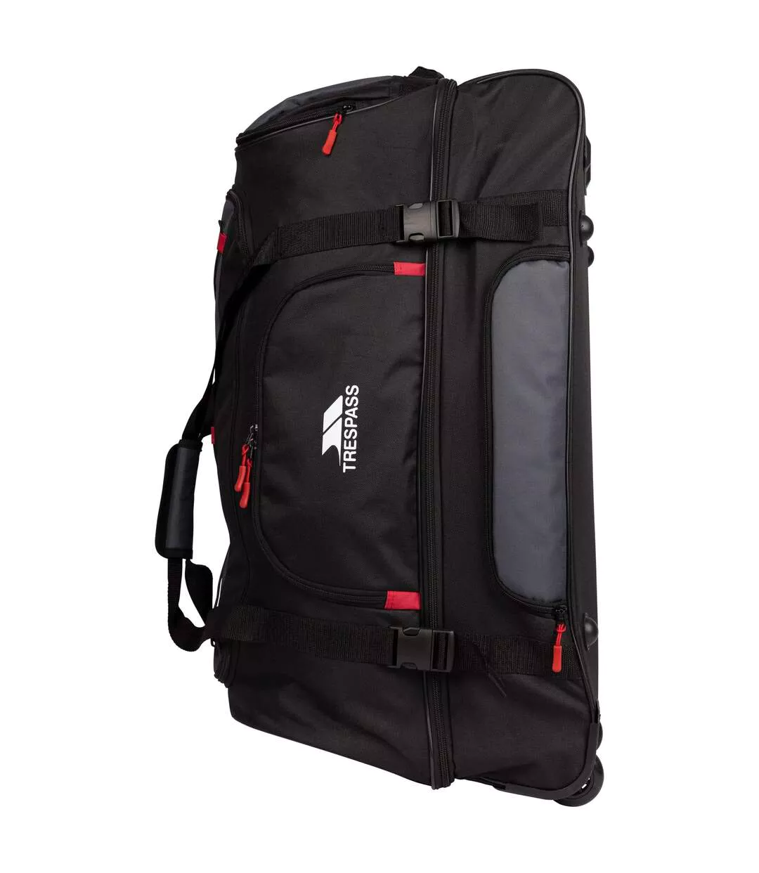 Fero 100l Wheeled Duffel Bag One Size Black Trespass