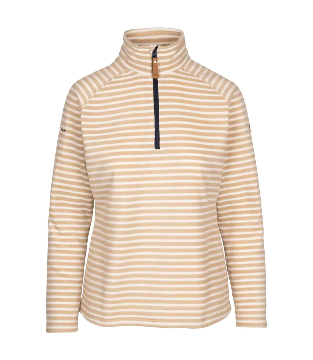 Womens/ladies Silvana At100 Fleece Top Soft Stone Trespass