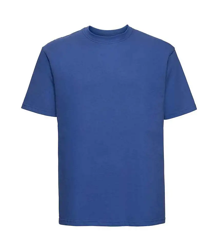 Mens Ringspun Cotton Classic T-shirt Bright Royal Blue Russell
