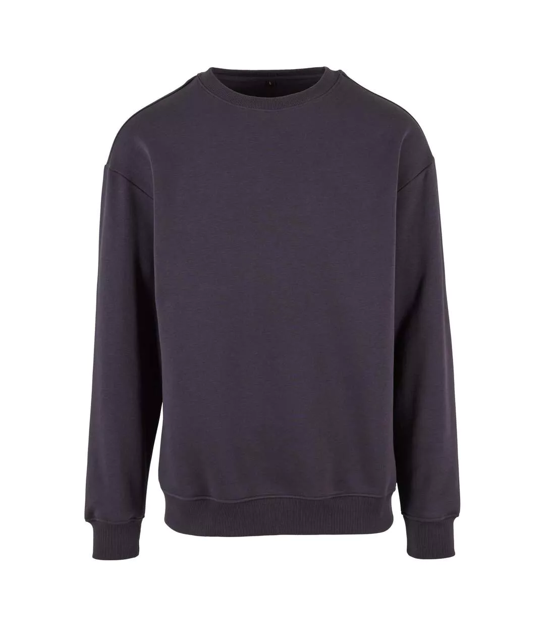 Mens Crew Neck Plain Sweatshirt Navy Build Your Brand