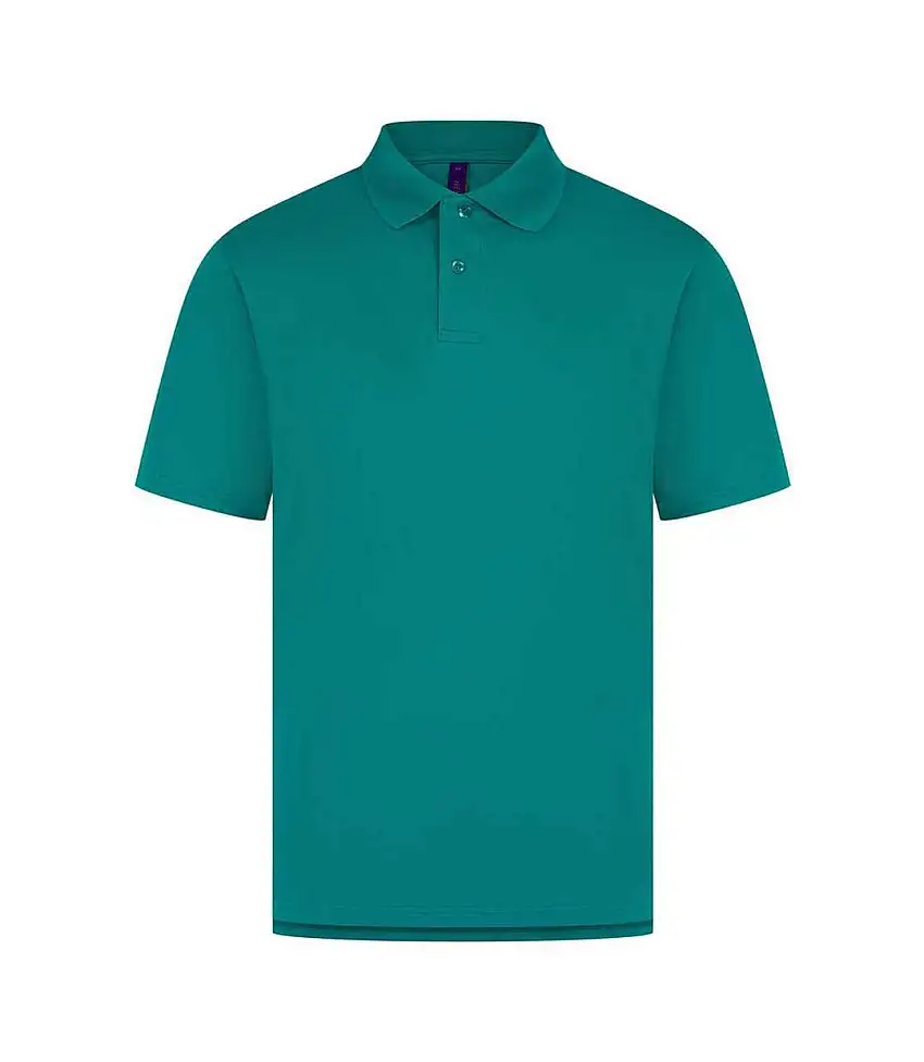 Mens Coolplus Polo Shirt Bright Jade Henbury