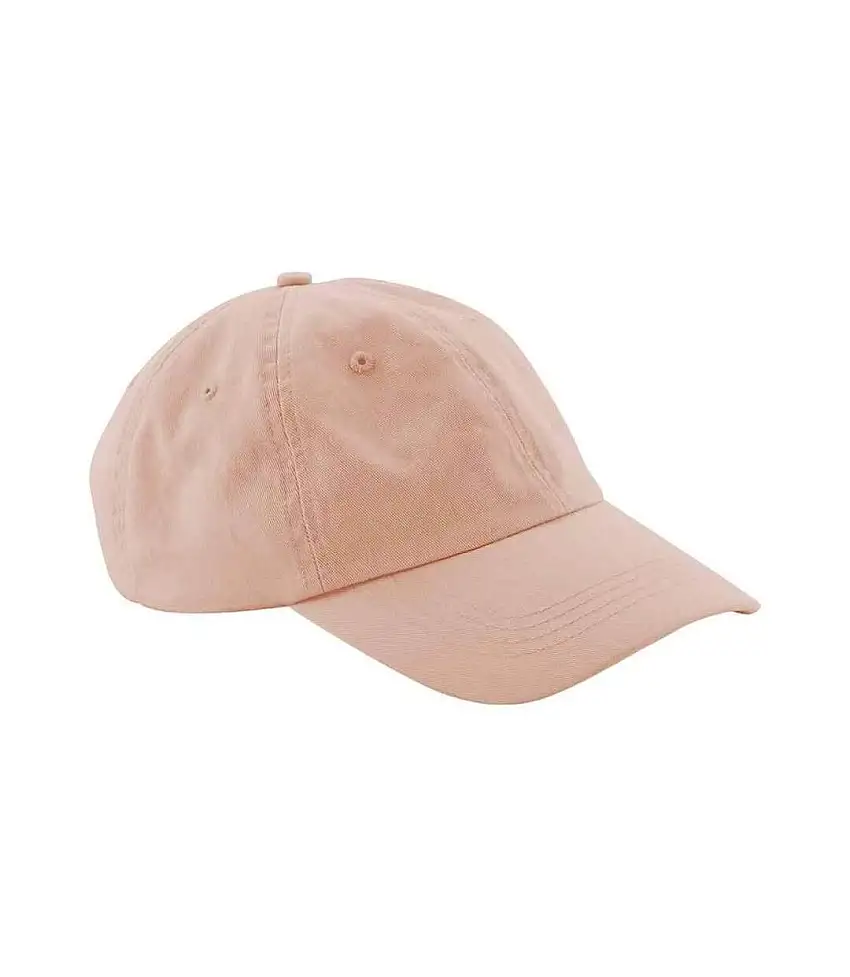 6 Panel Low Profile Cap Peach Beechfield