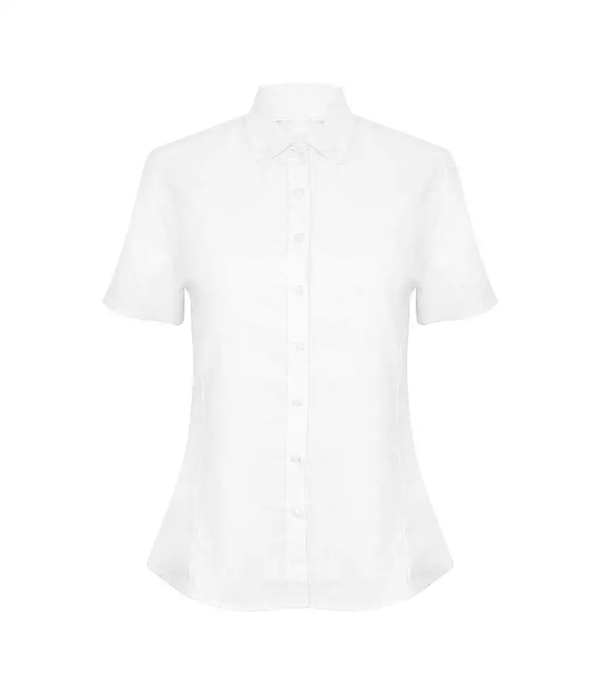 Womens/ladies Oxford Modern Shirt White Henbury