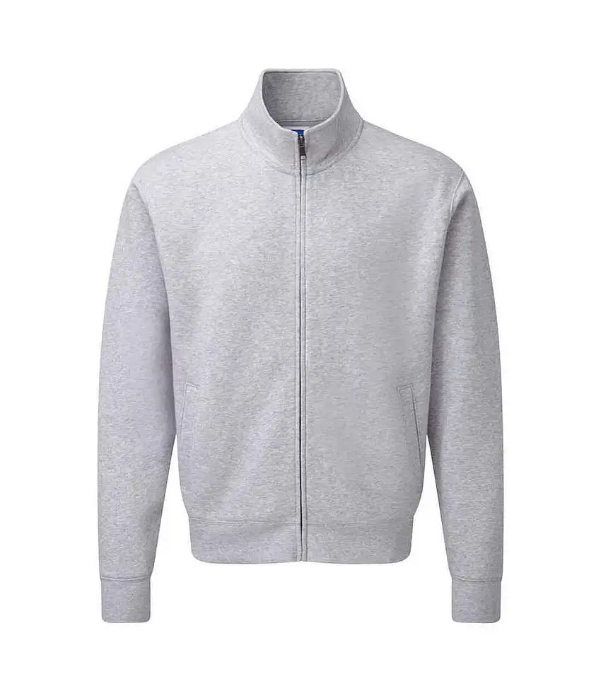 Mens Authentic Sweat Jacket Light Oxford Russell