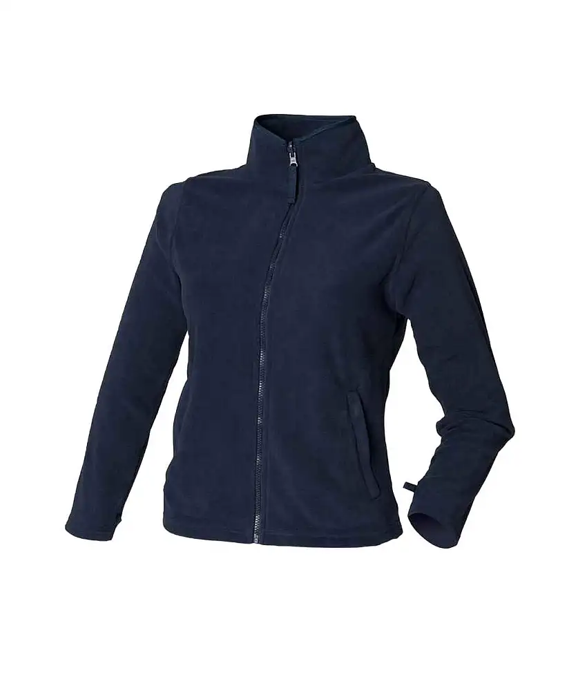 Womens/ladies Microfleece Jacket Navy Henbury