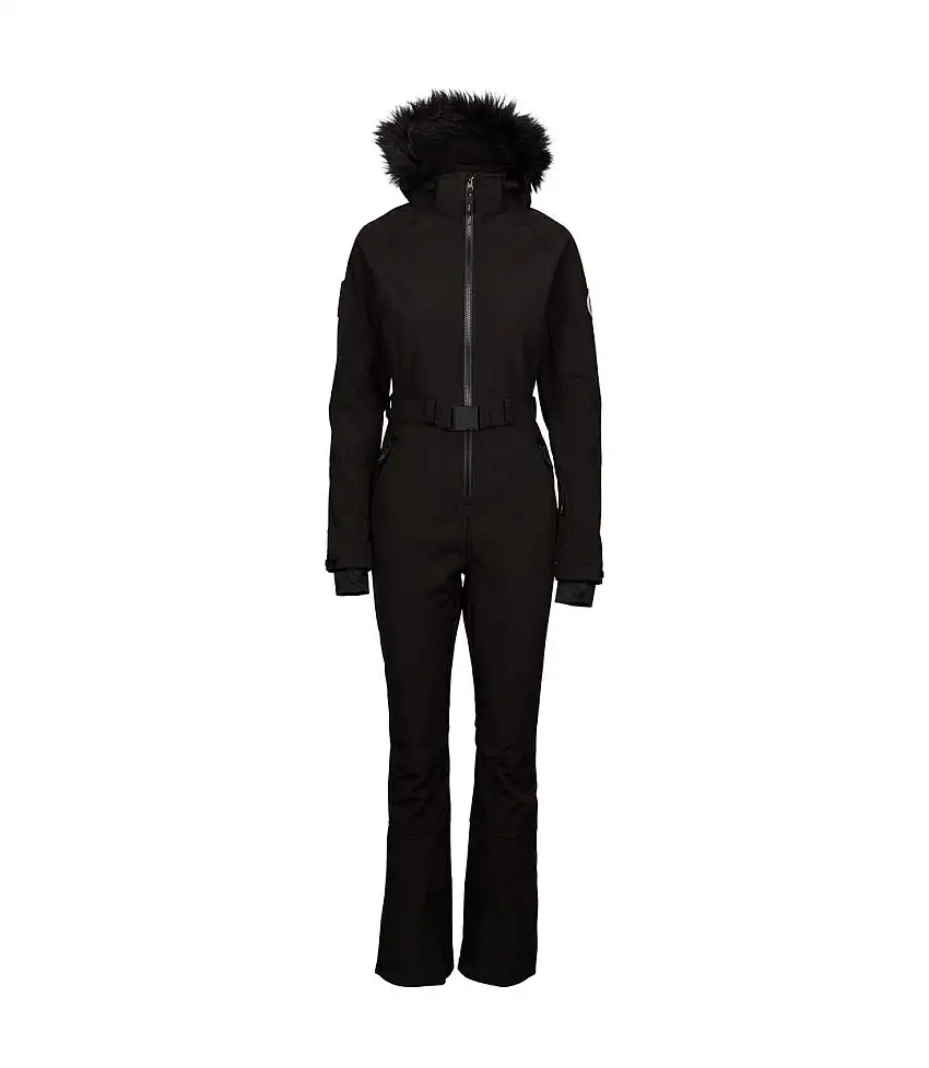 Womens/ladies Valene Dlx Ski Suit Black Trespass