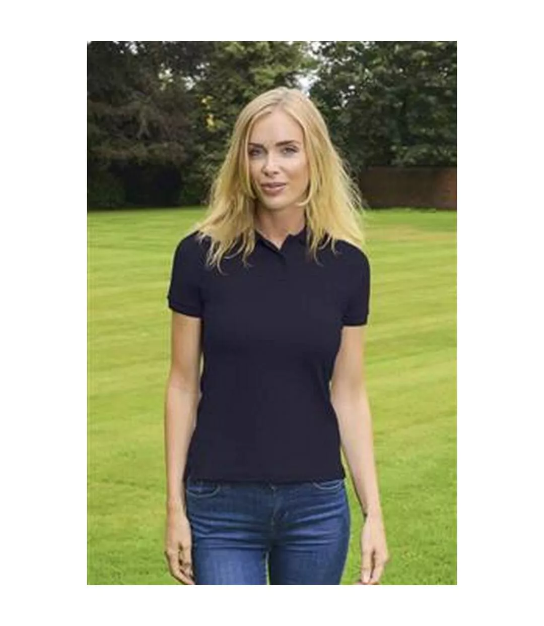 Absolute Apparel Womens/Ladies Diva Polo (Navy) - UTAB106
