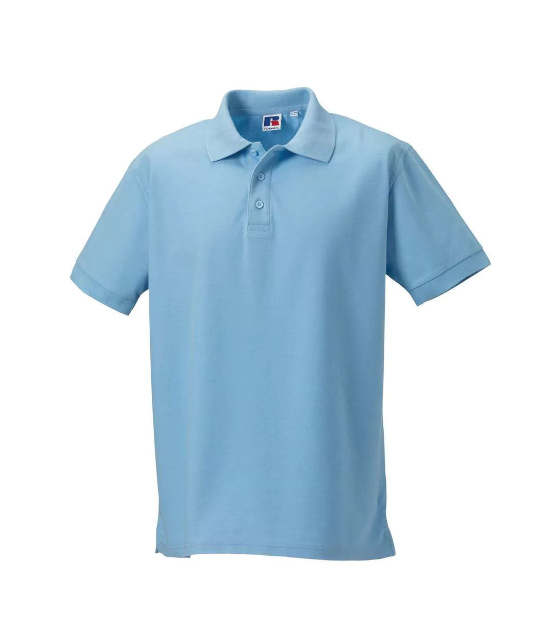 Mens Ultimate Classic Cotton Polo Shirt Sky Russell