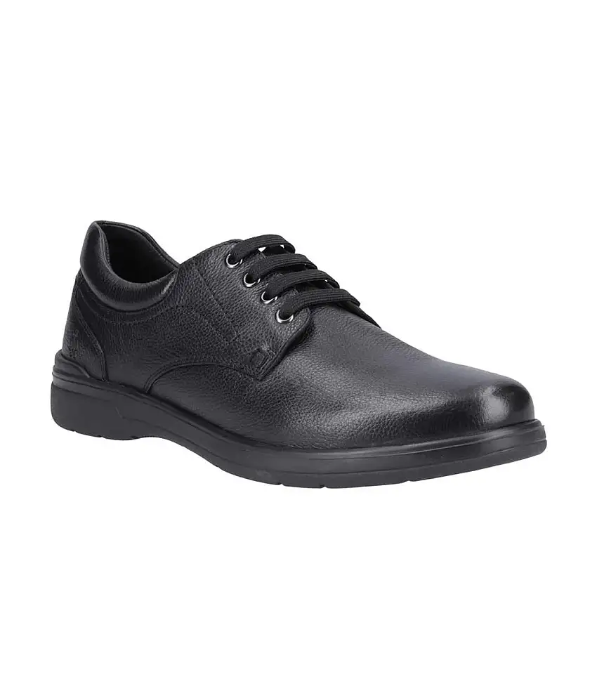 Mens Marco Lace Up Shoes Black Hush Puppies