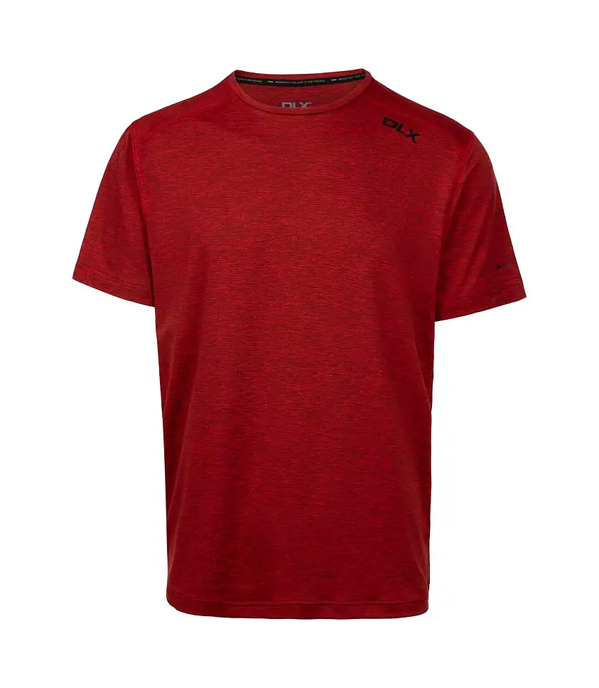 Mens Doyle Dlx Marl T-shirt Red Marl Trespass
