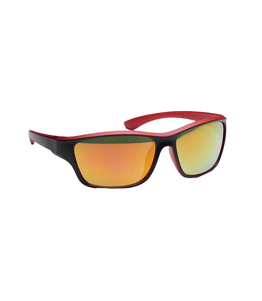 Yuma Uv Mirrored Sport Sunglasses One Size Red MidOcean