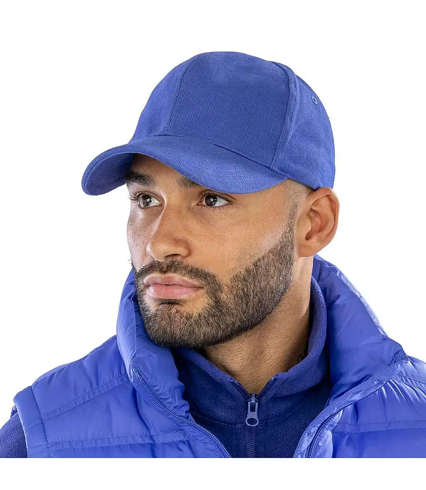 Unisex Adult Pro Style Heavy Drill Cap Royal Blue Result Headwear