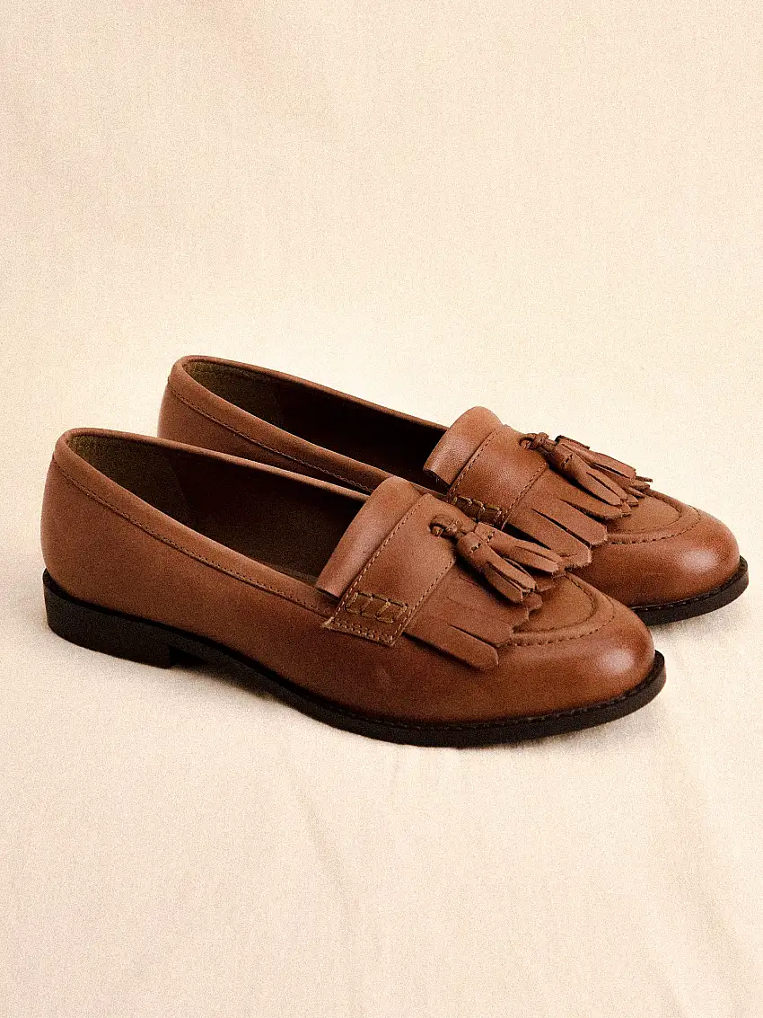 Leather Loafers Brown