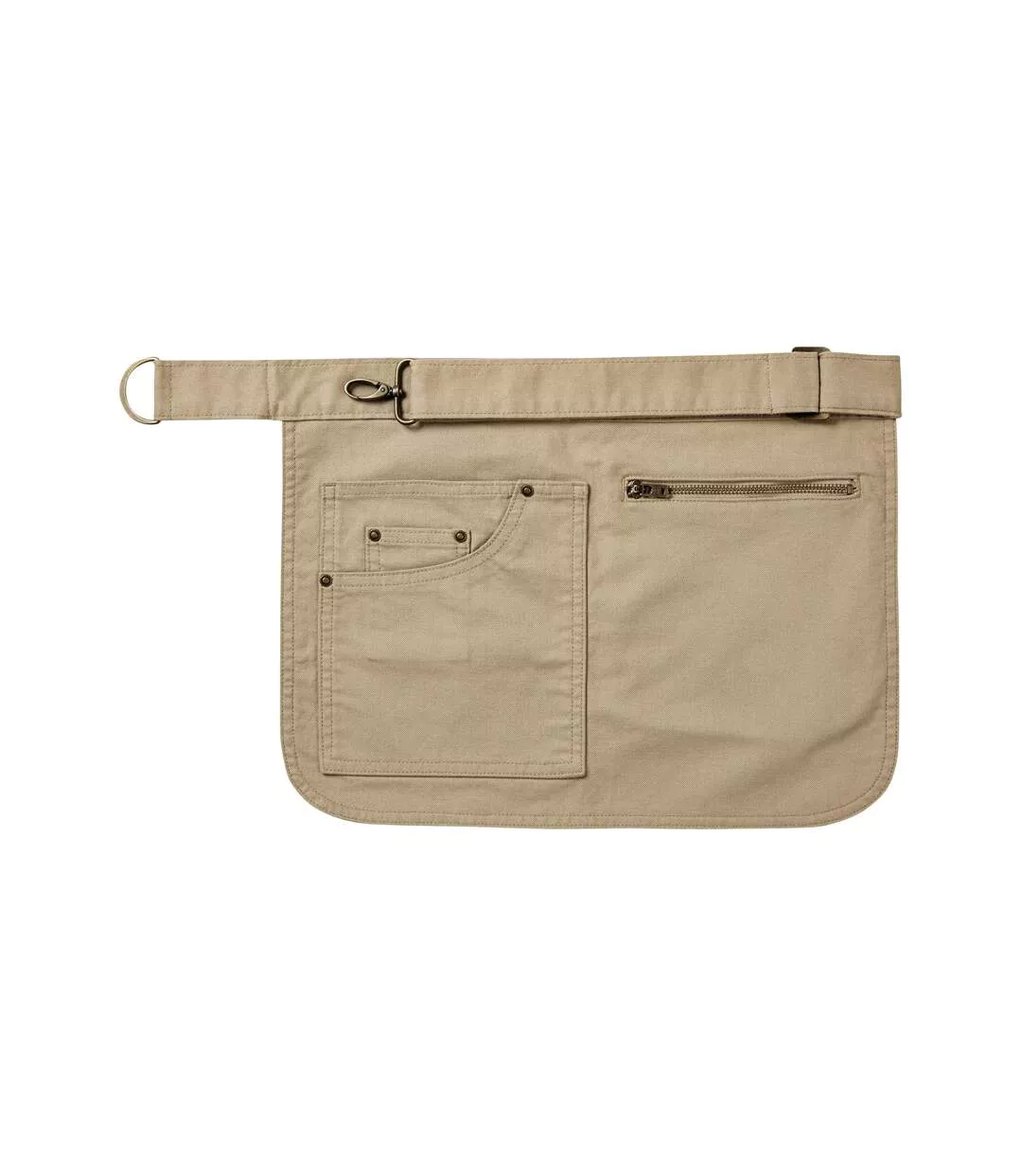 Adults Unisex Metro Utility Hip Apron One Size Khaki Premier