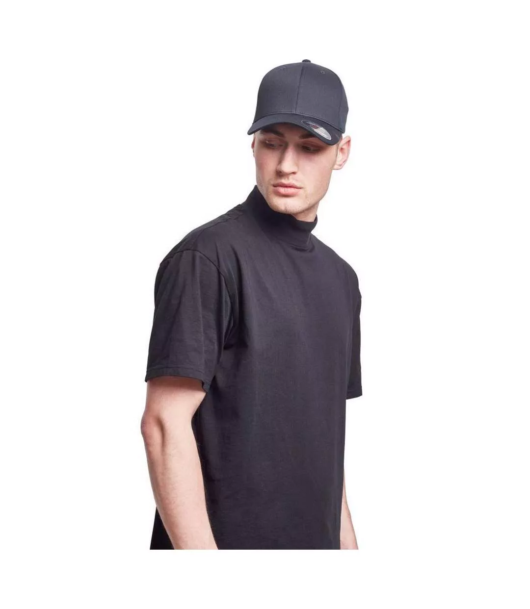 Unisex Adult Flexfit Organic Cotton Baseball Cap Dark Navy Yupoong