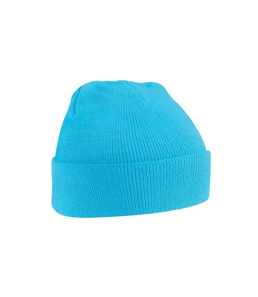 Unisex Original Cuffed Beanie Winter Hat Surf Blue Beechfield
