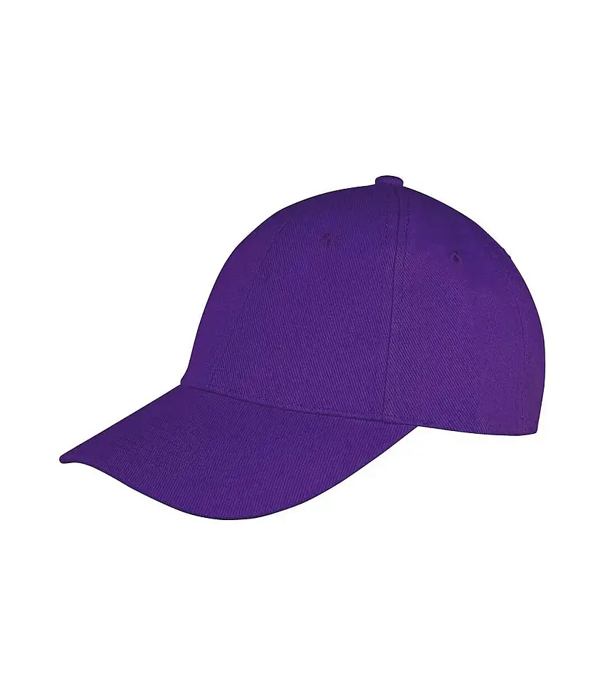 Unisex Adult Memphis Brushed Cotton Cap Purple Result Headwear