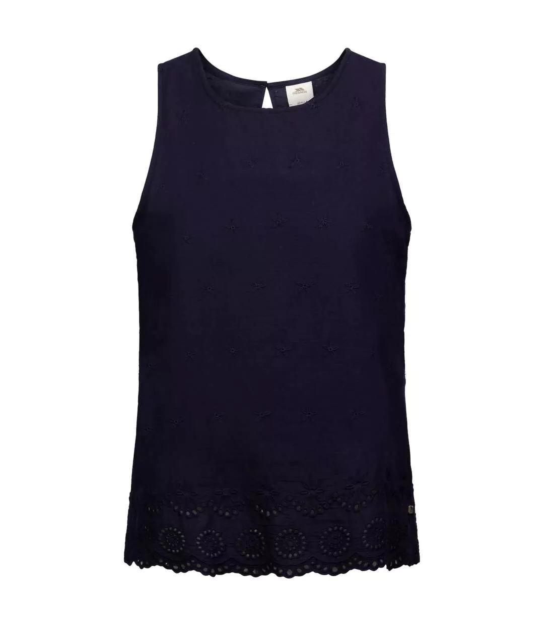 Womens/ladies Zadie Sleeveless Casual Top Navy Trespass