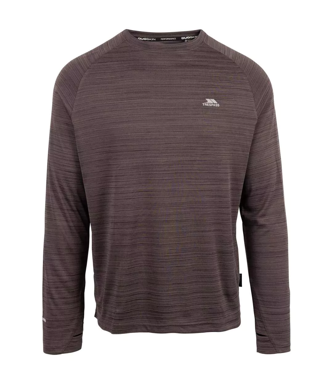 Mens Adamo Active T-shirt Black Marl Trespass