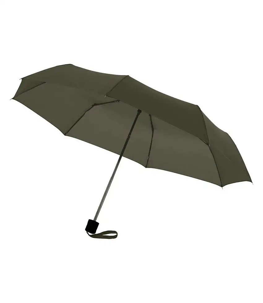 21.5in Ida 3-section Umbrella One Size Forest Green Bullet