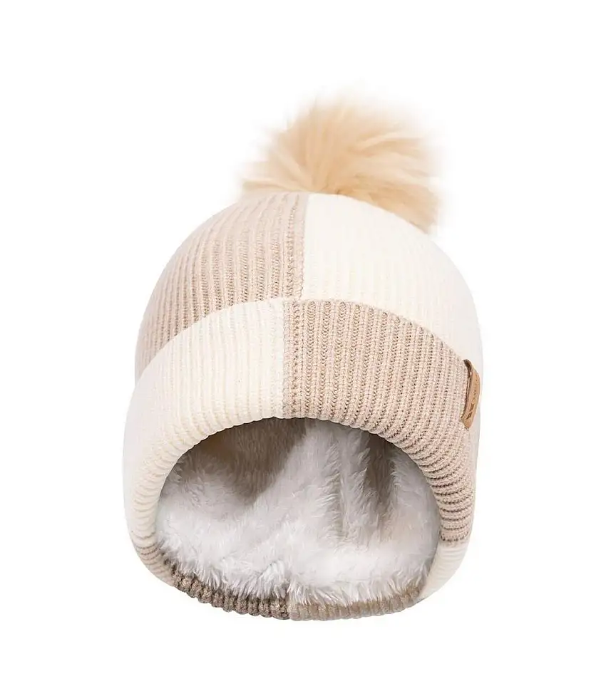 Womens/ladies Zariel Beanie Soft Stone Trespass