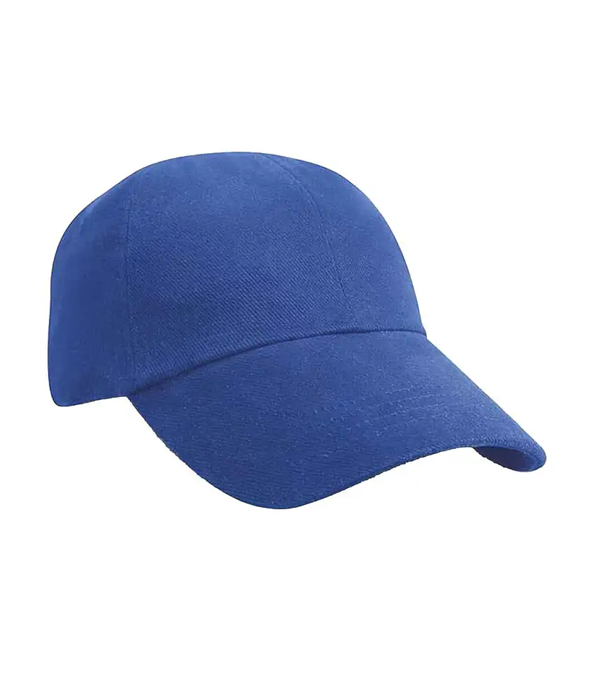 Unisex Adult Heavy Brushed Cotton Low Profile Baseball Cap Royal Blue Result Headwear