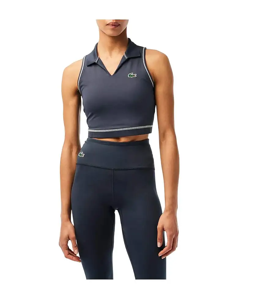 Womens/ladies Sports Bra Blue Lacoste