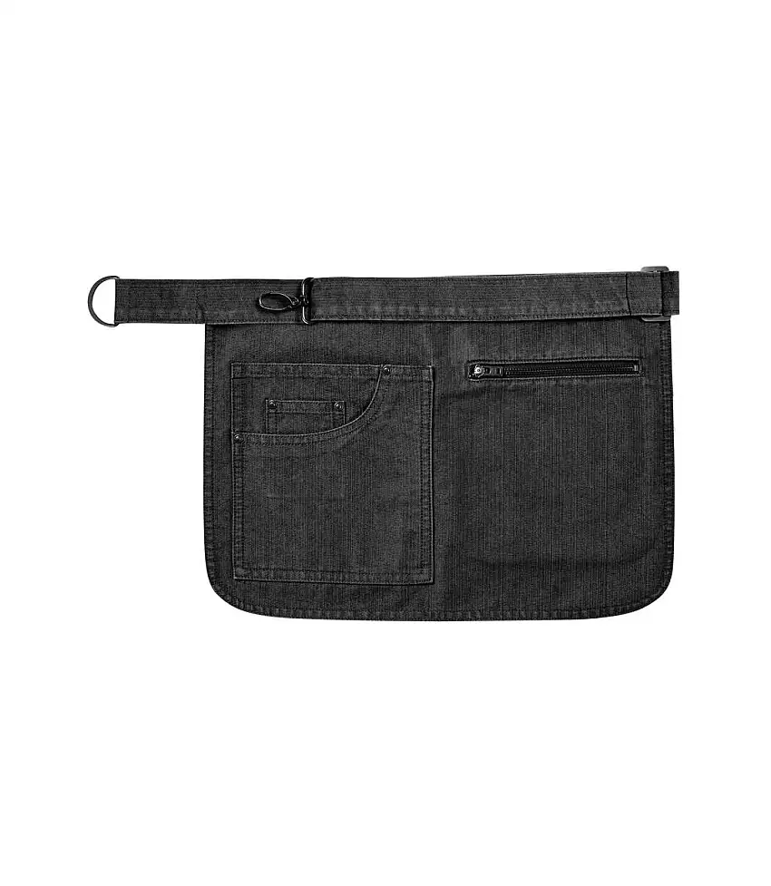 Adults Unisex Metro Utility Hip Apron One Size Black Denim Premier