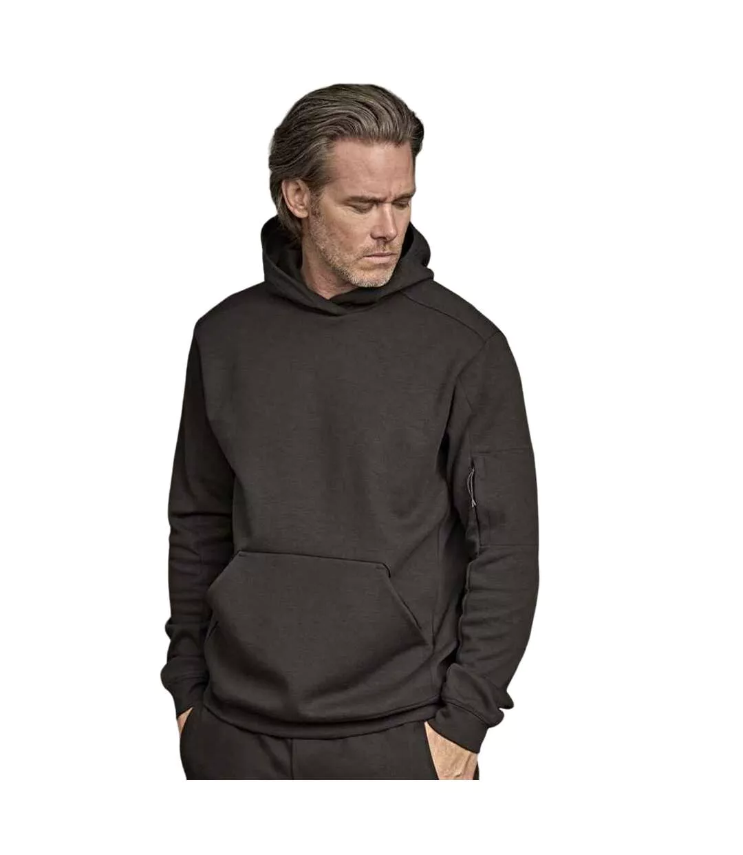 Mens Athletic Hoodie Black Tee Jays