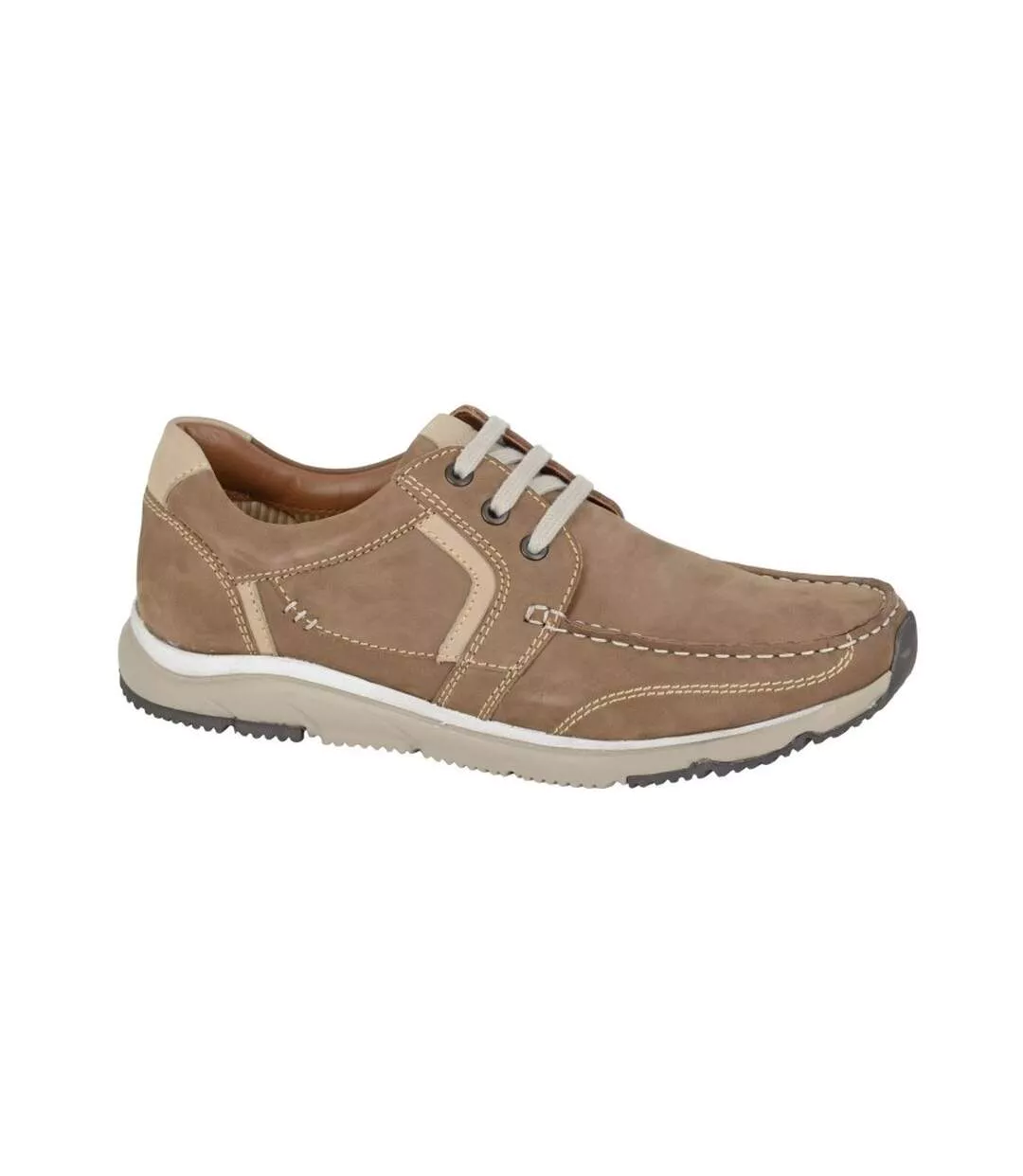 Mens Nubuck Superlight Casual Shoes Beige Roamers