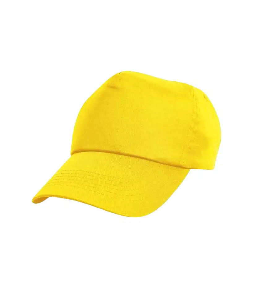 Unisex Adult Cotton Baseball Cap Yellow Result Headwear