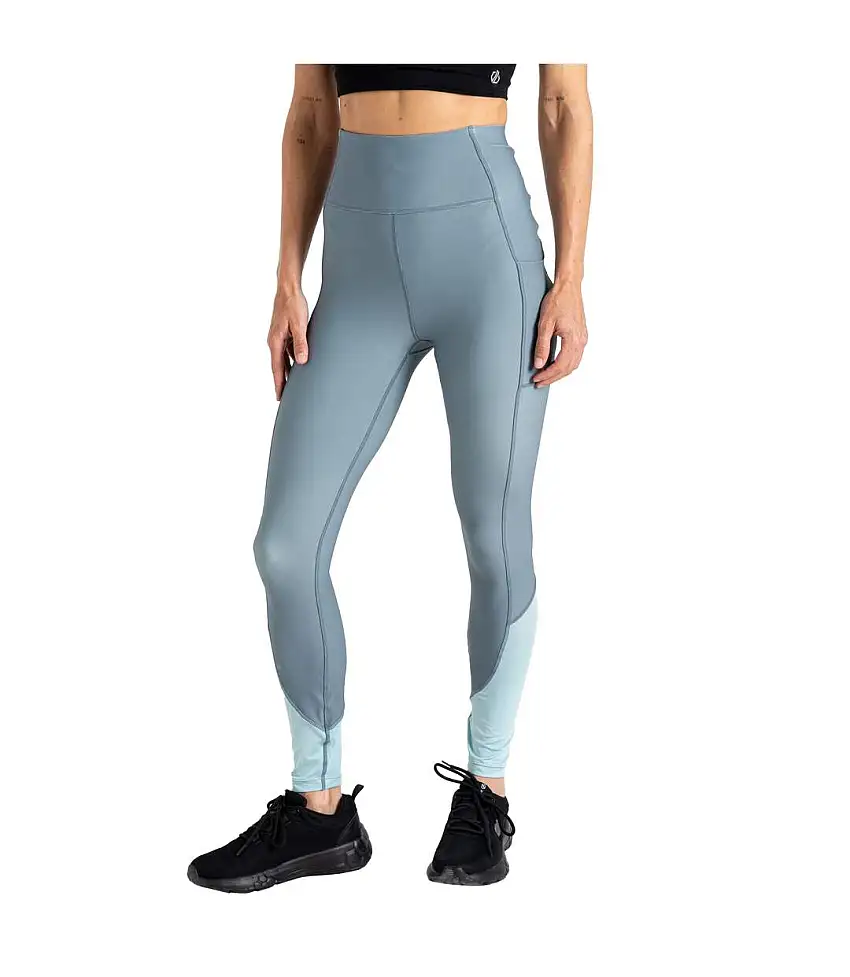 Womens/ladies Power Leggings Aquifer Element Grey Dare 2B