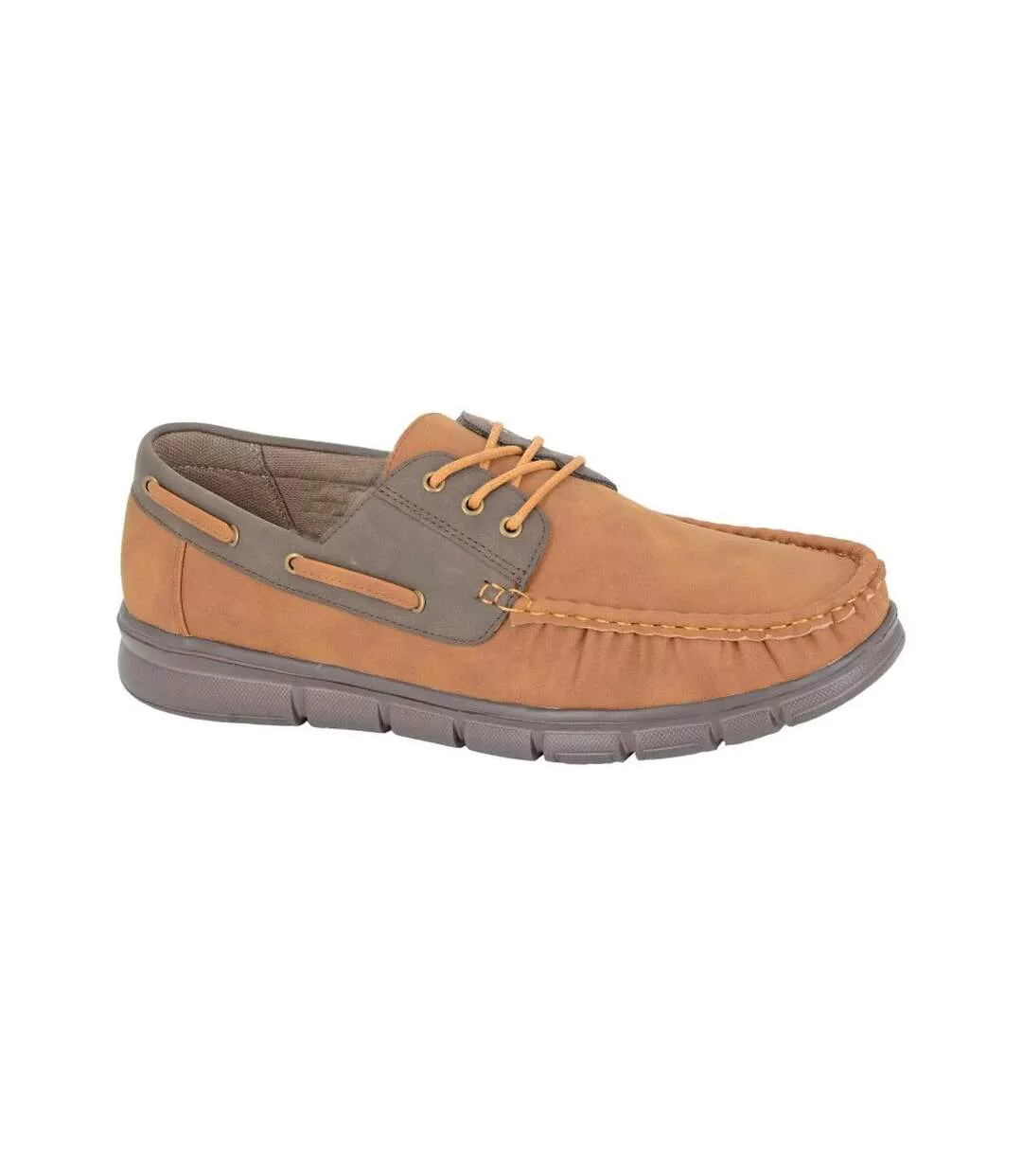 Mens Boat Shoes Tan Brown Scimitar