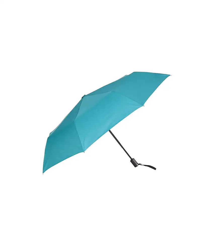 Windproof Folding Umbrella One Size Teal Mountain Warehouse