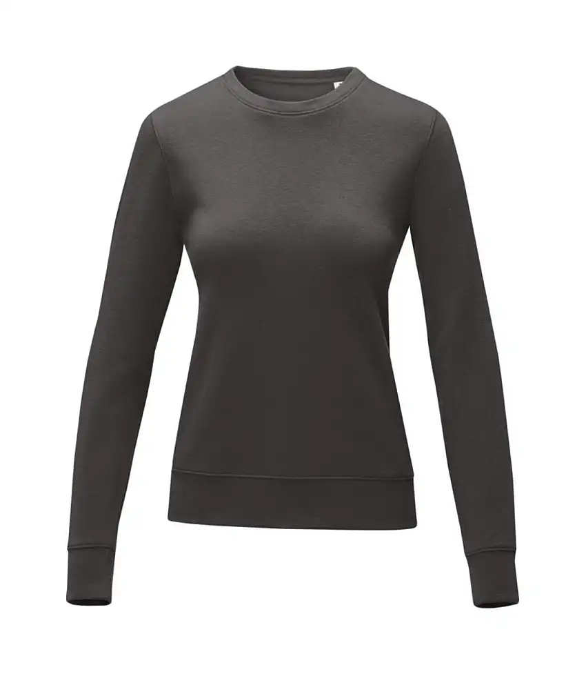 Womens/ladies Zenon Pullover Storm Grey Elevate
