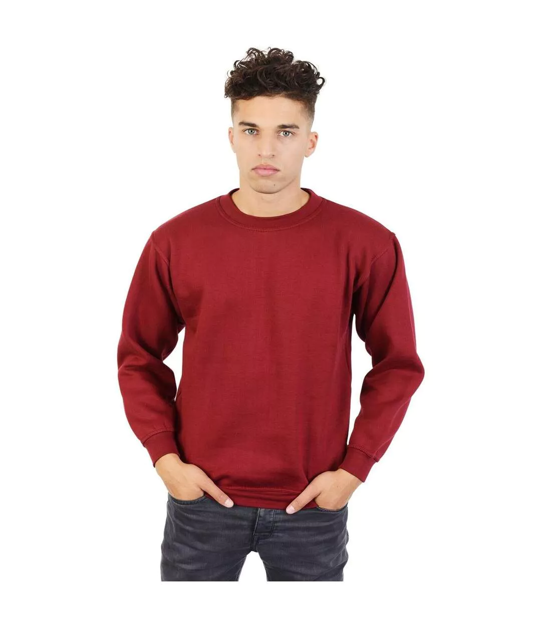 Absolute Apparel Mens Magnum Sweat (Burgundy) - UTAB111