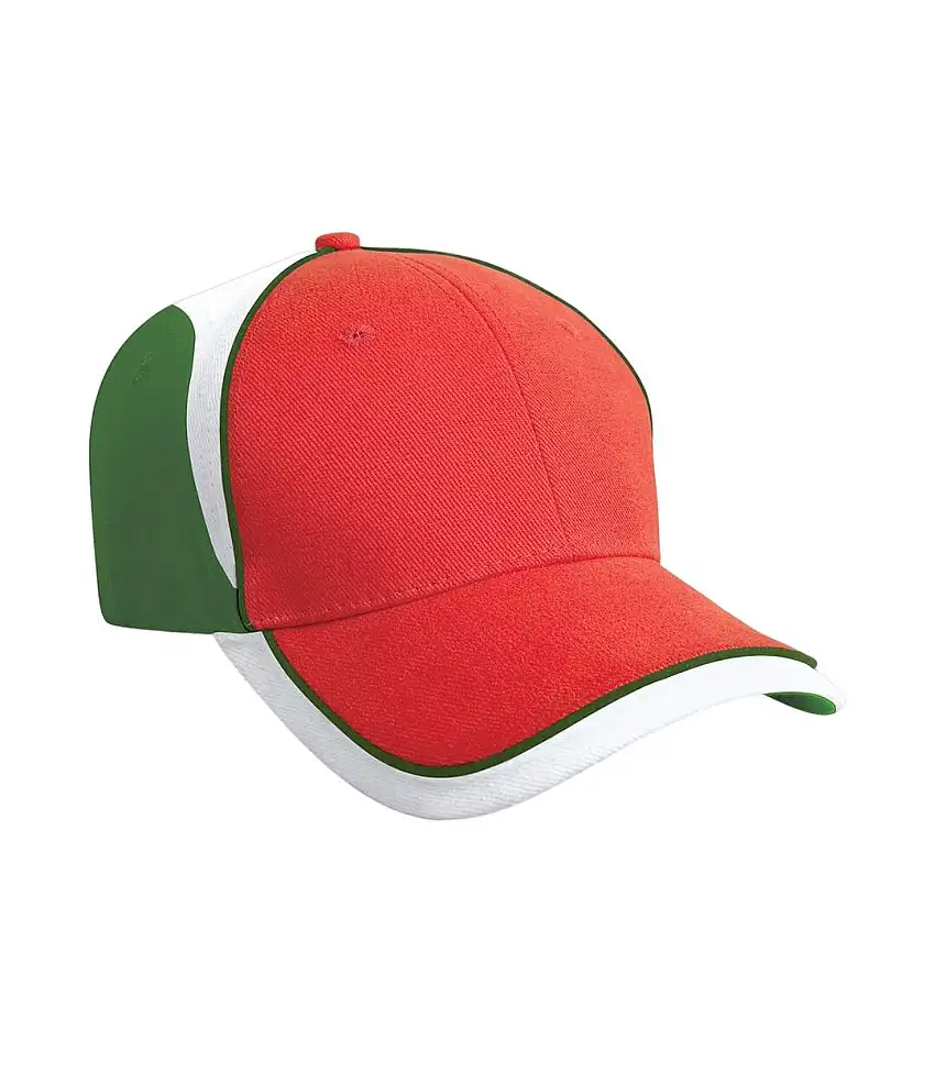 National Baseball Cap Red Green Result Headwear