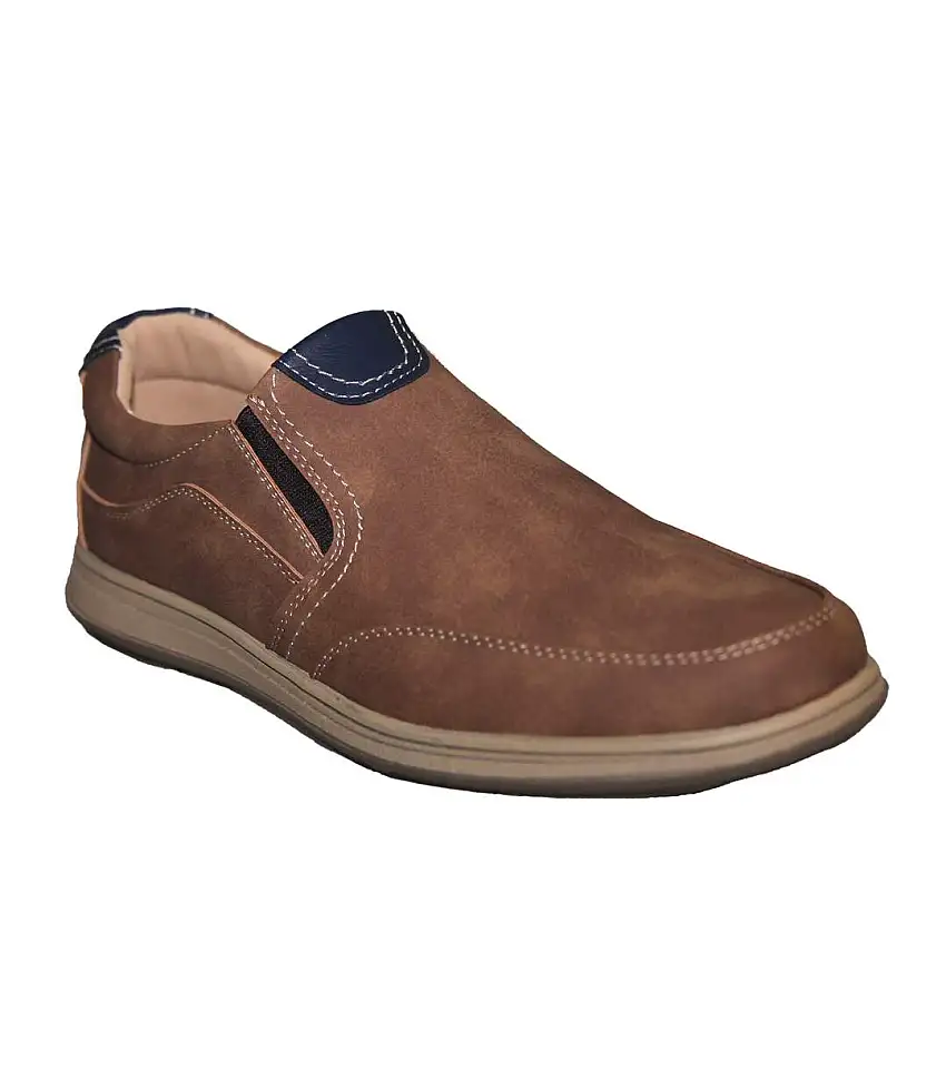 Scimitar Mens Twin Gusset Casual Shoe (Tan) - UTDF1617