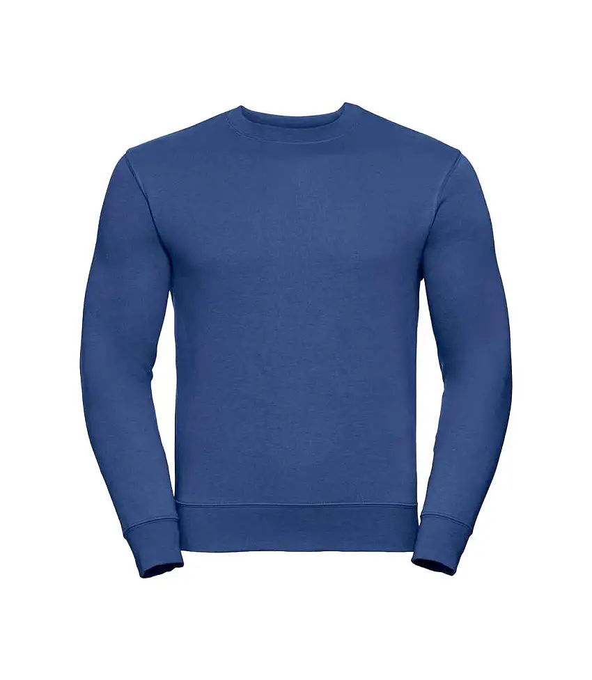 Mens Authentic Sweatshirt Bright Royal Blue Russell