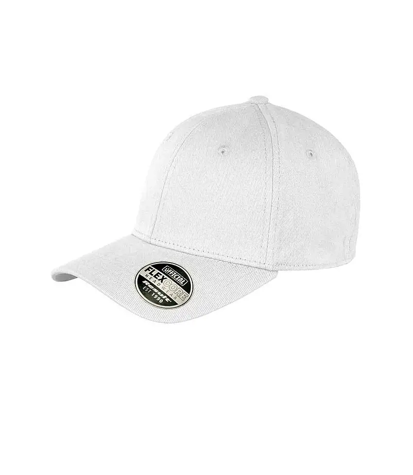 Unisex Adult Kansas Flexible Baseball Cap White Result Headwear