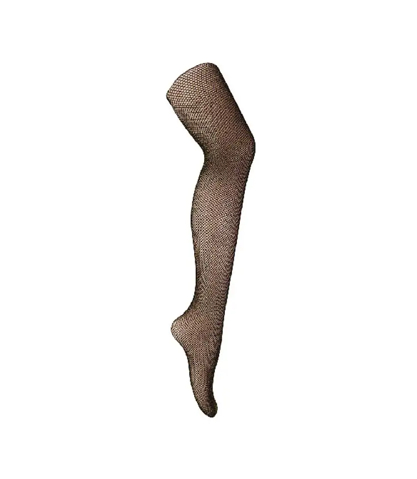 1 Pack Ladies Fishnet Tights with Glitter Effect