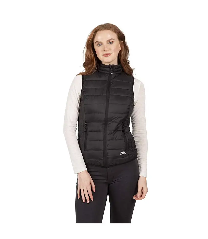 Womens/ladies Teeley Packaway Gilet Black Trespass