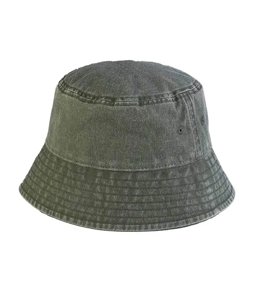Vintage Bucket Hat Olive Beechfield