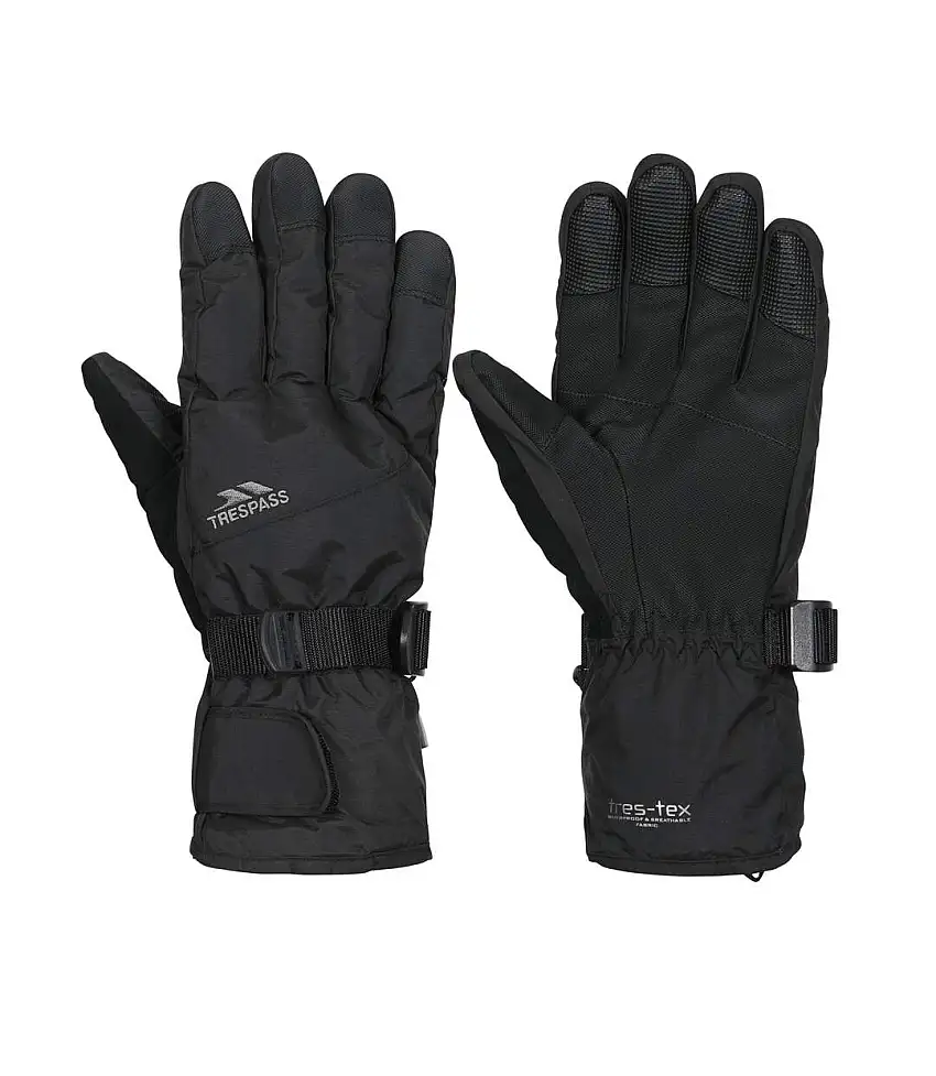 Ergon Ii Ski Gloves Black Trespass