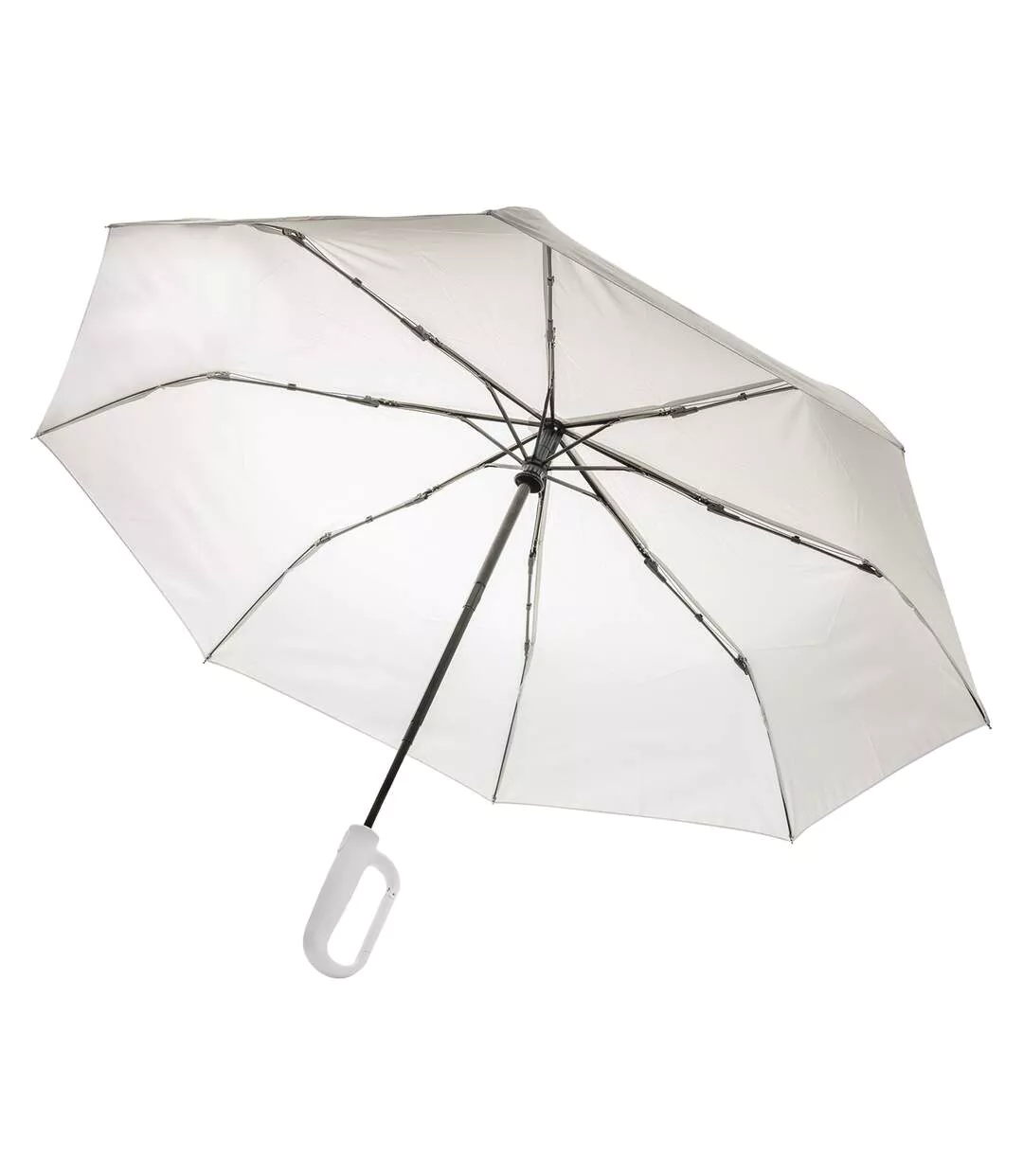 Yara Rpet Carabiner Clip Folding Umbrella One Size Beige XD Collection