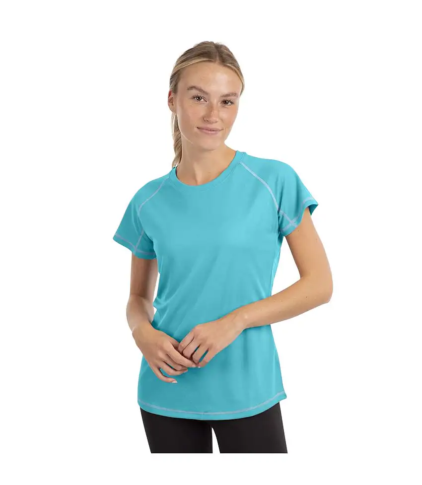 Womens/ladies Viktoria Active T-shirt Marine Trespass