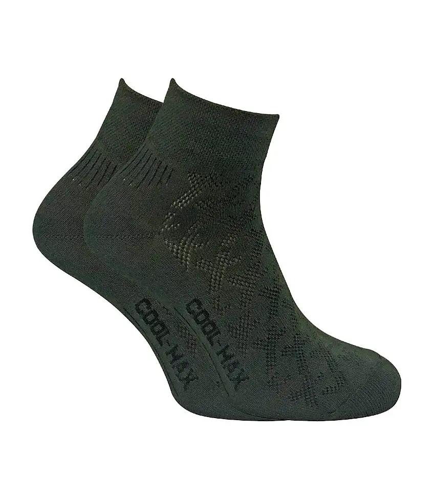 2 Pack Mens Coolmax Low Cut Ankle Hiking Socks